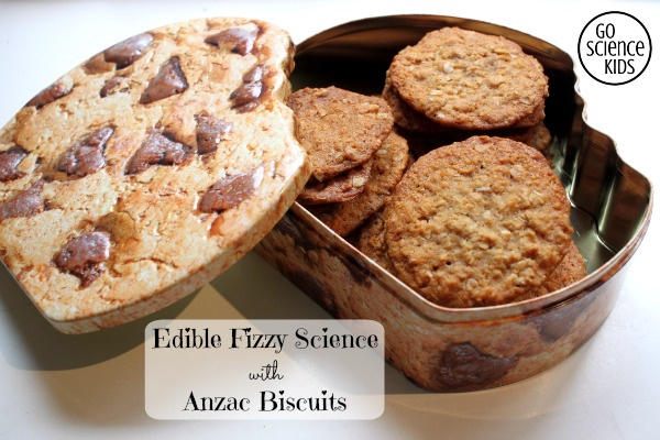 Edible Fizzy Science with Anzac Biscuits