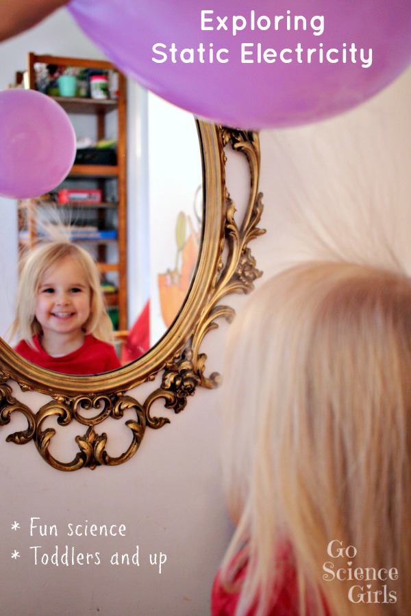 Exploring static electricity - fun science for toddlers and up