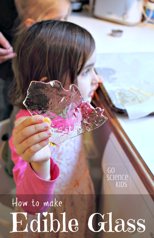 How to make edible sugar glass - fun kitchen science for kids