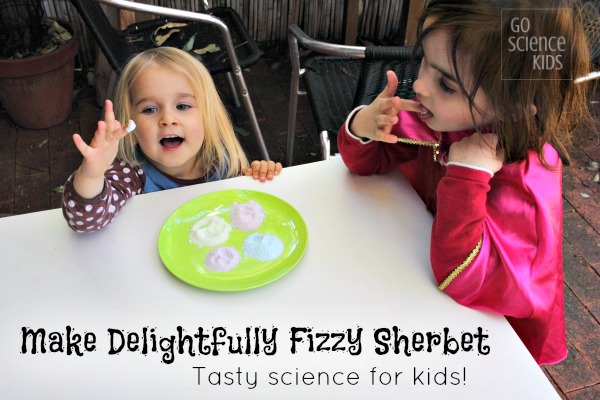 Make delightfully fizzy sherbet - tasty edible science for kids