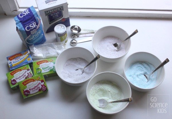 Making flavoured sherbet using jello crystals