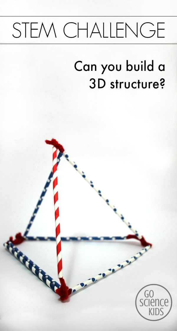 STEM Challenge. Can you build a 3D structure