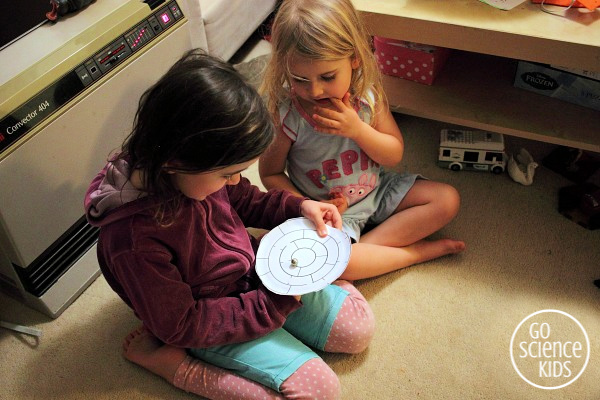 DIY magnet maze