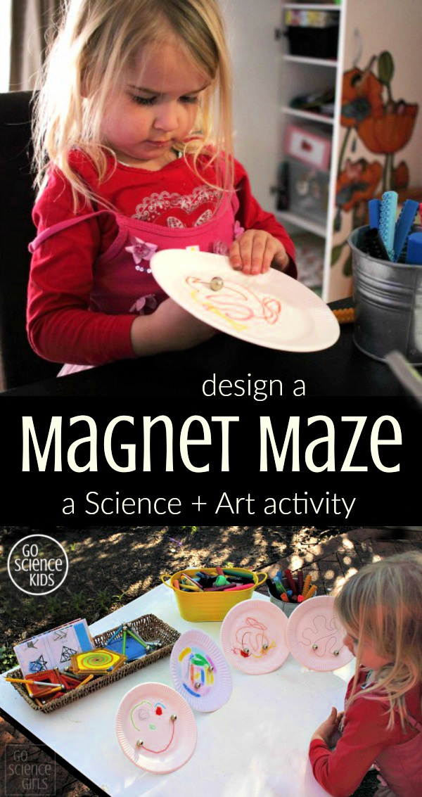 Design a Magnet Maze - a science + art activity