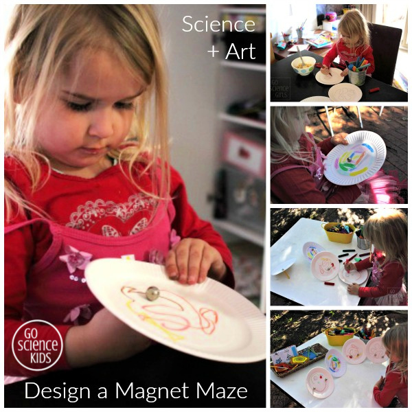 Science + Art Design a magnet maze