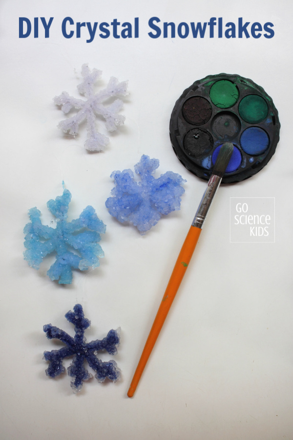 Make your own DIY crystal snowflakes at home - Go Science Kids