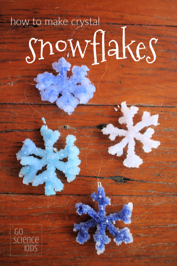 Winter science craft for kids - how to make crystal snowflakes (experiment _ tutorial)