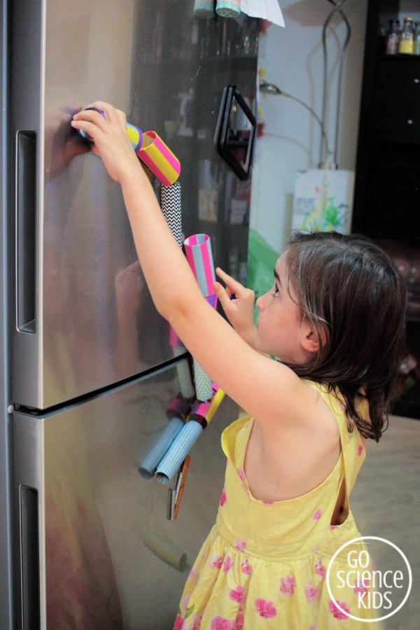 Make a magnetic marble run