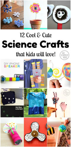 Cool and cute science crafts that kids will love! As recommended by Go Science Kids