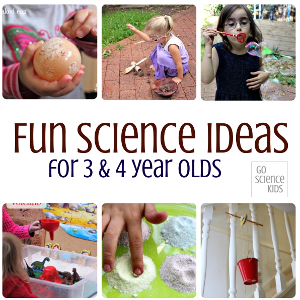 Fun Science Ideas for 3-4 Year Olds