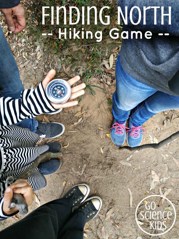 Finding North - a science hiking game for kids