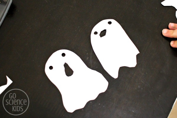 Two paper ghosts