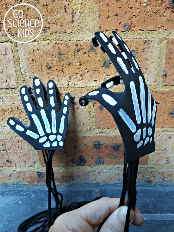 diy skeleton hand