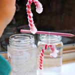 Making Borax crystal candy canes